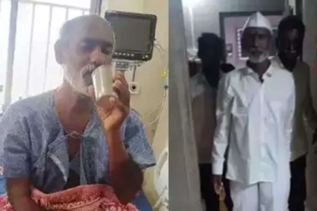 आयुष्याला मिळाला यू टर्न; घरी अंत्यविधीच्या साहित्याची जमवाजमव सुरू असतानाच रुग्णवाहिकेच्या धक्क्यामुळे मृत पांडूतात्या पुन्हा झाले जिवंत