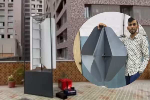 वीज कपातीमुळे त्रस्त झालेल्या एका तरुणाने तयार केली एक अनोखी पवनचक्की; तुम्ही कुठेही घेऊन जाऊ शकता… किंमत आहे स्मार्टफोनइतकीच