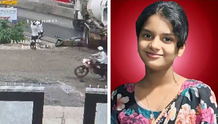 पुणे हादरले..! गणपती बुकिंगसाठी गेलेल्या 11 वर्षीय मुलीला ट्रकने चिरडले, थरारक अपघात सीसीटीव्हीत कैद