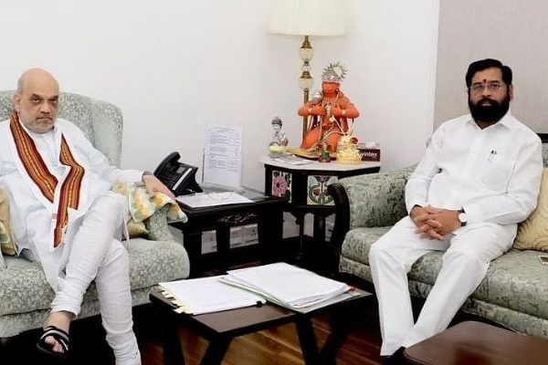 Amit Shah And Eknath Shinde Meeting : मराठा आरक्षणावर शाह-शिंदे यांच्यात महत्त्वाची बैठक; जरांगेंच्या मागणीवर काय ठरलं?