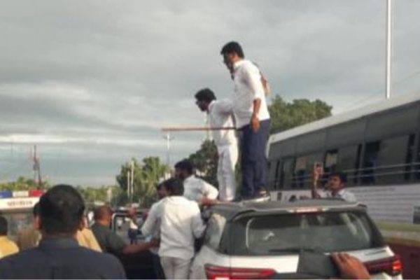 गेवराईत तणाव ! लक्ष्मण हाकेंच्या गाडीवर दगडफेक, विजयसिंह पंडित-हाकेंचे कार्यकर्ते भिडले