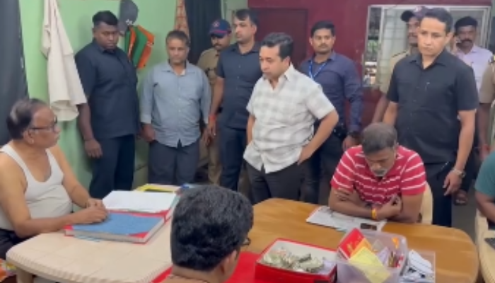 Nitesh Rane : मंत्री नितेश राणेंची मटका अड्ड्यावर धाड; 11 संशयित ताब्यात, पोलिसांची धावपळ