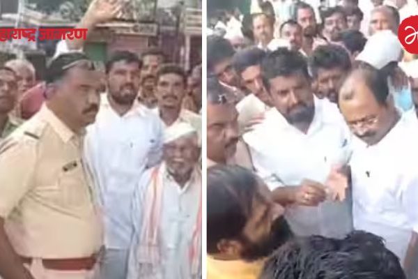 Solapur News : गोगावले शेठ, तळवटाचे पैसेही निघत नाहीत; टिंगल लावली का? बार्शीत शेतकऱ्यांनी अडवला मंत्र्यांचा ताफा