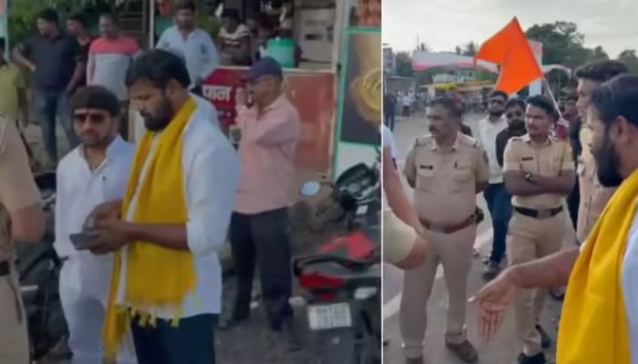 Laxman Hake : लक्ष्मण हाके दिसताच मराठा आंदोलक आक्रमक; रस्त्यावरच मांडलं ठाण