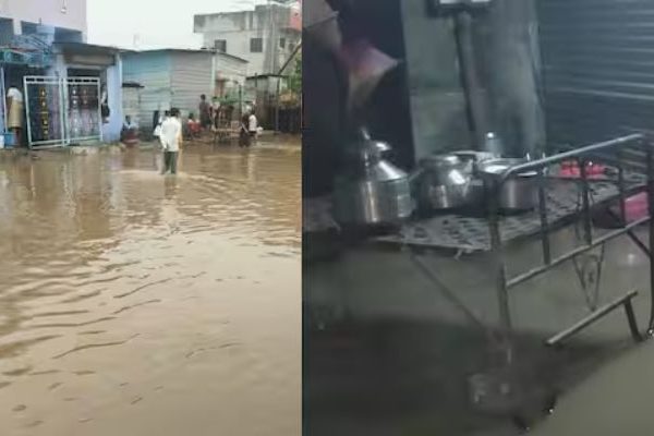Solapur Rain : सोलापुरात पावसाचा कहर, घरांमध्ये शिरलं घाण पाणी, नागरिकांनी जागून रात्र काढली