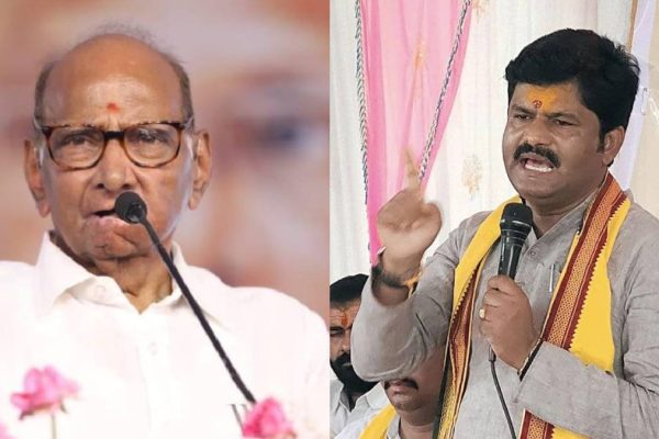 शरद पवारांवर देशद्रोहाचा गुन्हा दाखल करा; गोपीचंद पडळकरांचा जोरदार हल्लाबोल