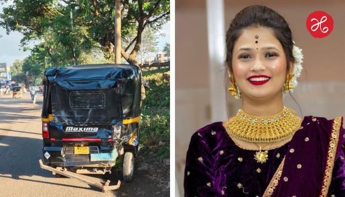 Gautami Patil : पुण्यात गौतमी पाटीलच्या कारचा भीषण अपघात; ड्रायव्हरने रिक्षाला उडवलं