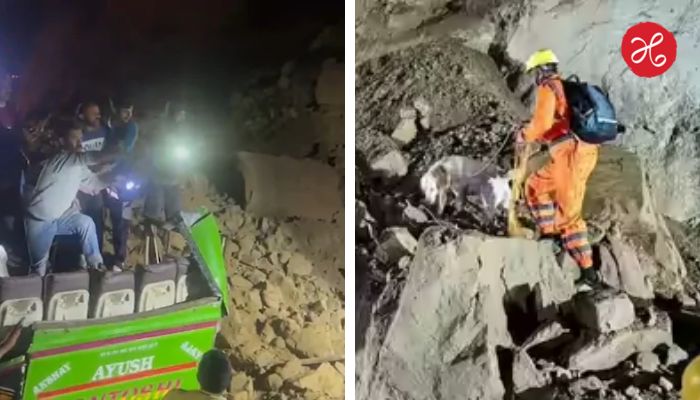 Bilaspur Landslide : हिमाचलमध्ये भूस्खलन, धावत्या बसवर दरड कोसळली, १८ जणांचा मृत्यू