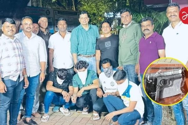 Pune Crime : वाघोलीत तडीपार गुंडाना खंडणी विरोधी पथकाकडून अटक; गावठी पिस्टलसह ३ राउंड जप्त