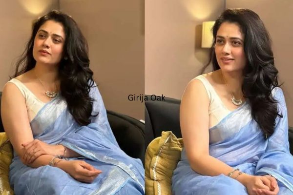 Girija Oak Blue Saree: गिरीजा ओक निळ्या साडीमुळे रातोरात चर्चेत; नेमकी भानगड काय आहे?