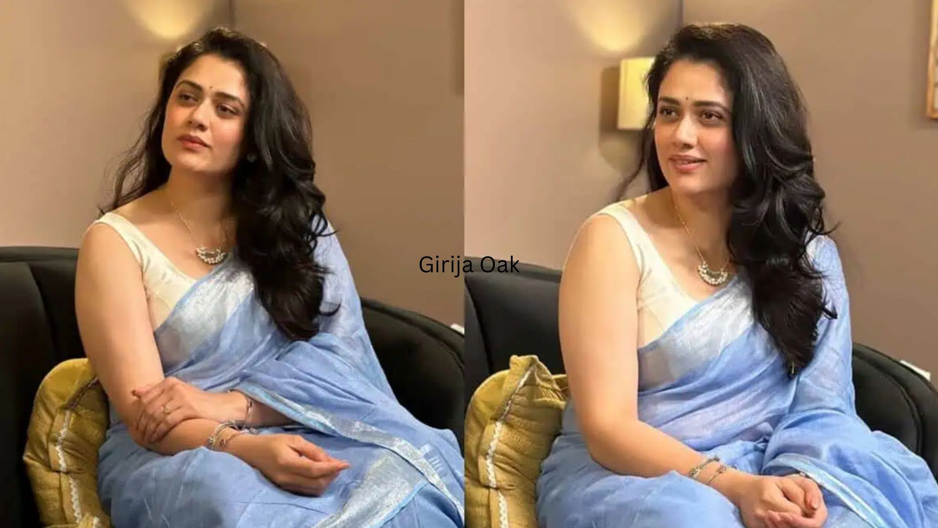 Girija Oak Blue Saree: गिरीजा ओक निळ्या साडीमुळे रातोरात चर्चेत; नेमकी भानगड काय आहे?