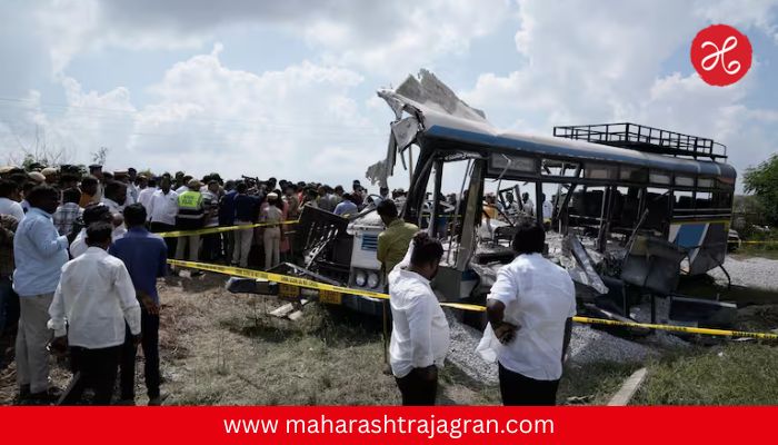 भयंकर बस अपघात! ओव्हरटेकच्या प्रयत्नात ५० प्रवाशांसह बस दरीत कोसळली; ३ जणांचा मृत्यू
