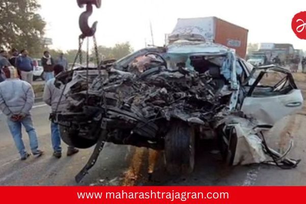 Gwalior–Jhansi highway Accident : महामार्गावर भयावह अपघात, फॉर्च्युनर ट्रॅक्टर-ट्रॉलीमध्ये घुसली, ५ मित्रांचा जागीच मृत्यू