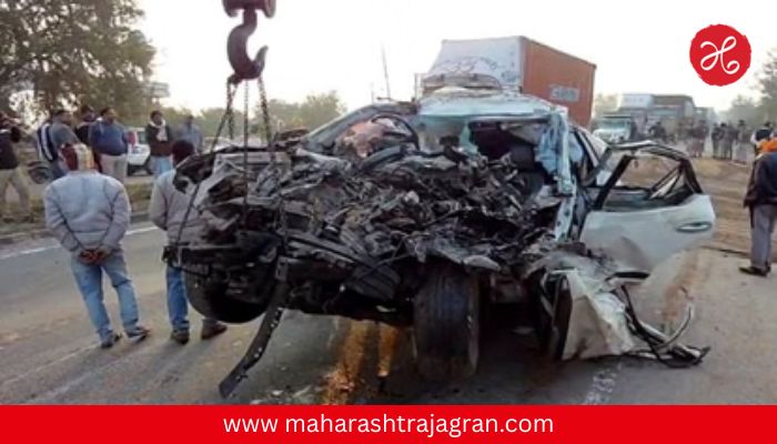 Gwalior–Jhansi highway Accident : महामार्गावर भयावह अपघात, फॉर्च्युनर ट्रॅक्टर-ट्रॉलीमध्ये घुसली, ५ मित्रांचा जागीच मृत्यू