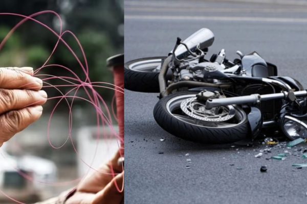 बाईकवरुन जाताना मांजा गळ्यावर फिरला; संभाजीनगरमध्ये व्यापाऱ्याचा गळा कापला गेल्याने मृत्यू