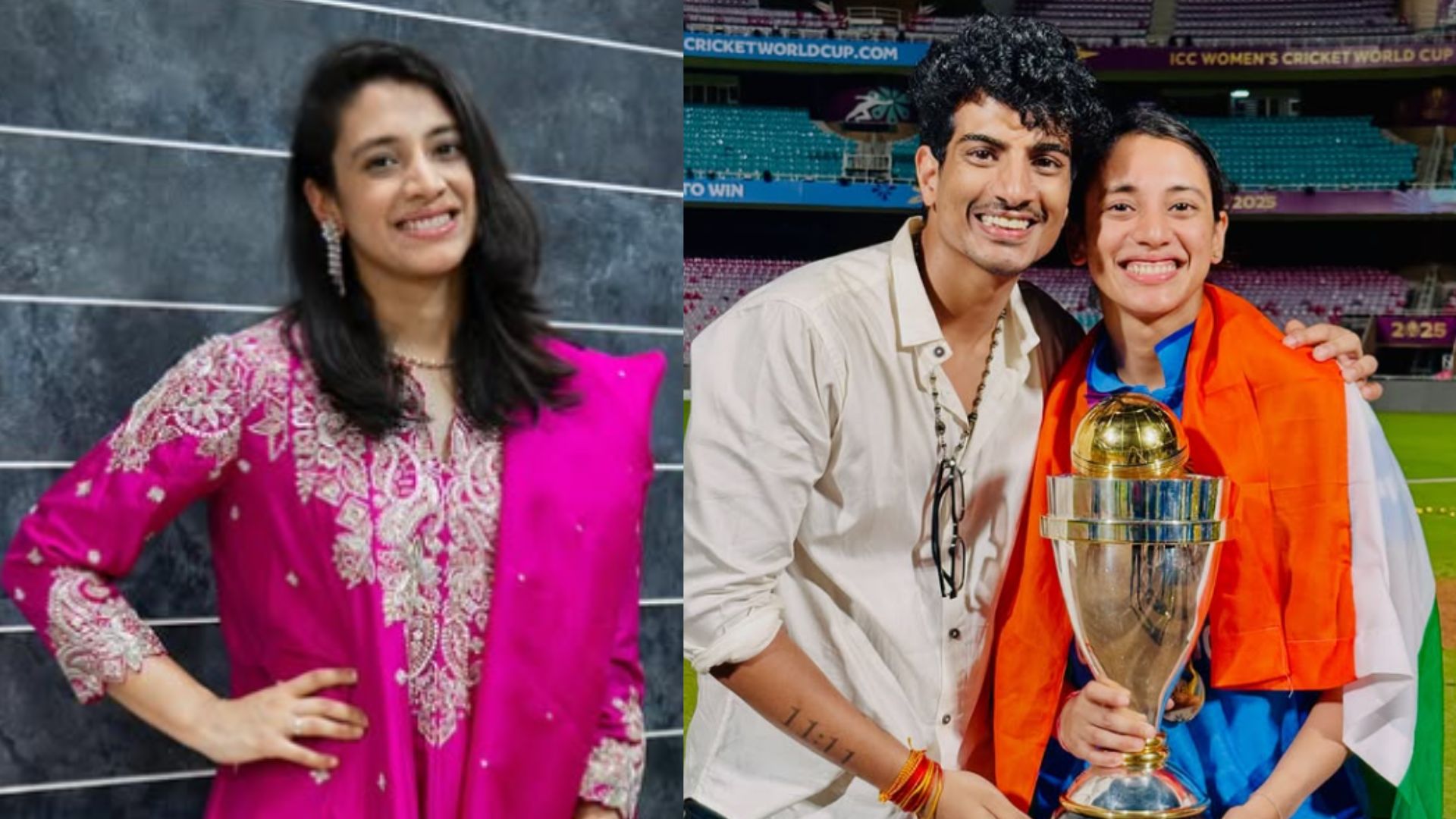 Smriti Mandhana Palash Muchhal: स्मृती मंधाना-पलाश मुच्छल यांचे पॅचअप? मुंबईत हॉटेलबाहेर दोन्ही कुटुंब एकत्र; व्हिडीओमुळे लग्नाच्या चर्चांना उधाण