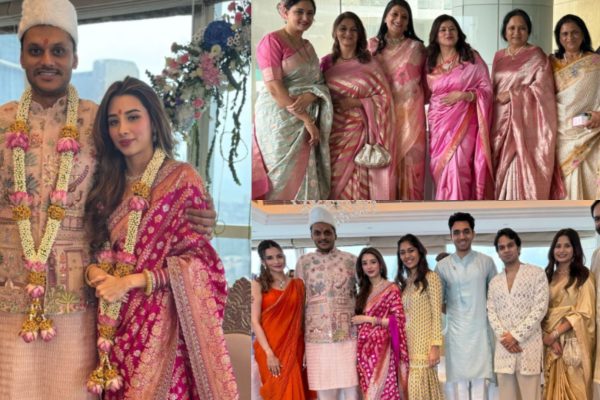 युगेंद्र पवारांच्या विवाह सोहळ्याला दिग्गज नेत्यांची हजेरी, सुप्रिया सुळेंचा तुफान डान्स; अजित पवारांची गैरहजेरी