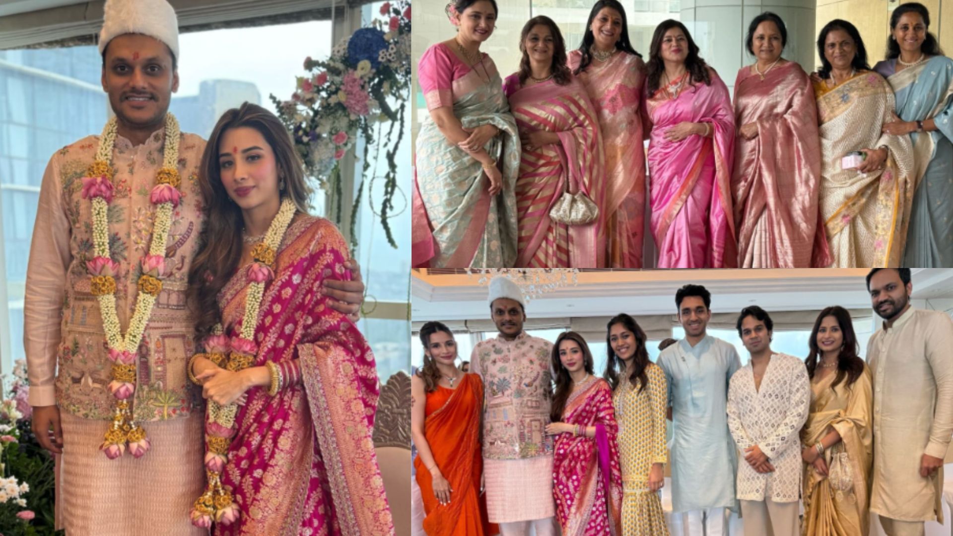 युगेंद्र पवारांच्या विवाह सोहळ्याला दिग्गज नेत्यांची हजेरी, सुप्रिया सुळेंचा तुफान डान्स; अजित पवारांची गैरहजेरी