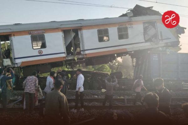 बिलासपूरमध्ये मोठा रेल्वे अपघात! लोकल ट्रेन आणि मालगाडीची धडक; 4 जणांचा मृत्यू