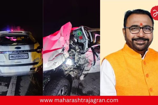 समृद्धी महामार्गावर केंद्रीय मंत्र्यांच्या कारचा भीषण अपघात; तिघे गंभीर जखमी, वाहनाचा चक्काचूर