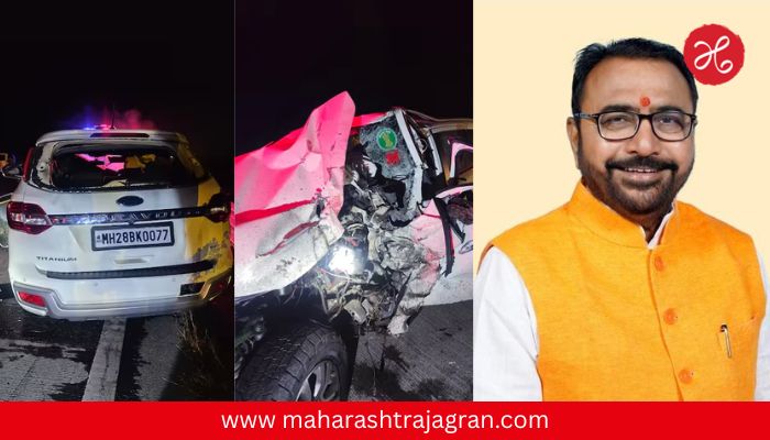 समृद्धी महामार्गावर केंद्रीय मंत्र्यांच्या कारचा भीषण अपघात; तिघे गंभीर जखमी, वाहनाचा चक्काचूर