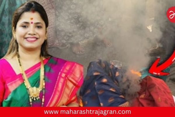 मुंबईत राडा..! खासदार पत्नीकडून साड्या वाटायला सुरुवात, संतापलेल्या नागरिकांनी महागड्या साड्याच पेटवल्या