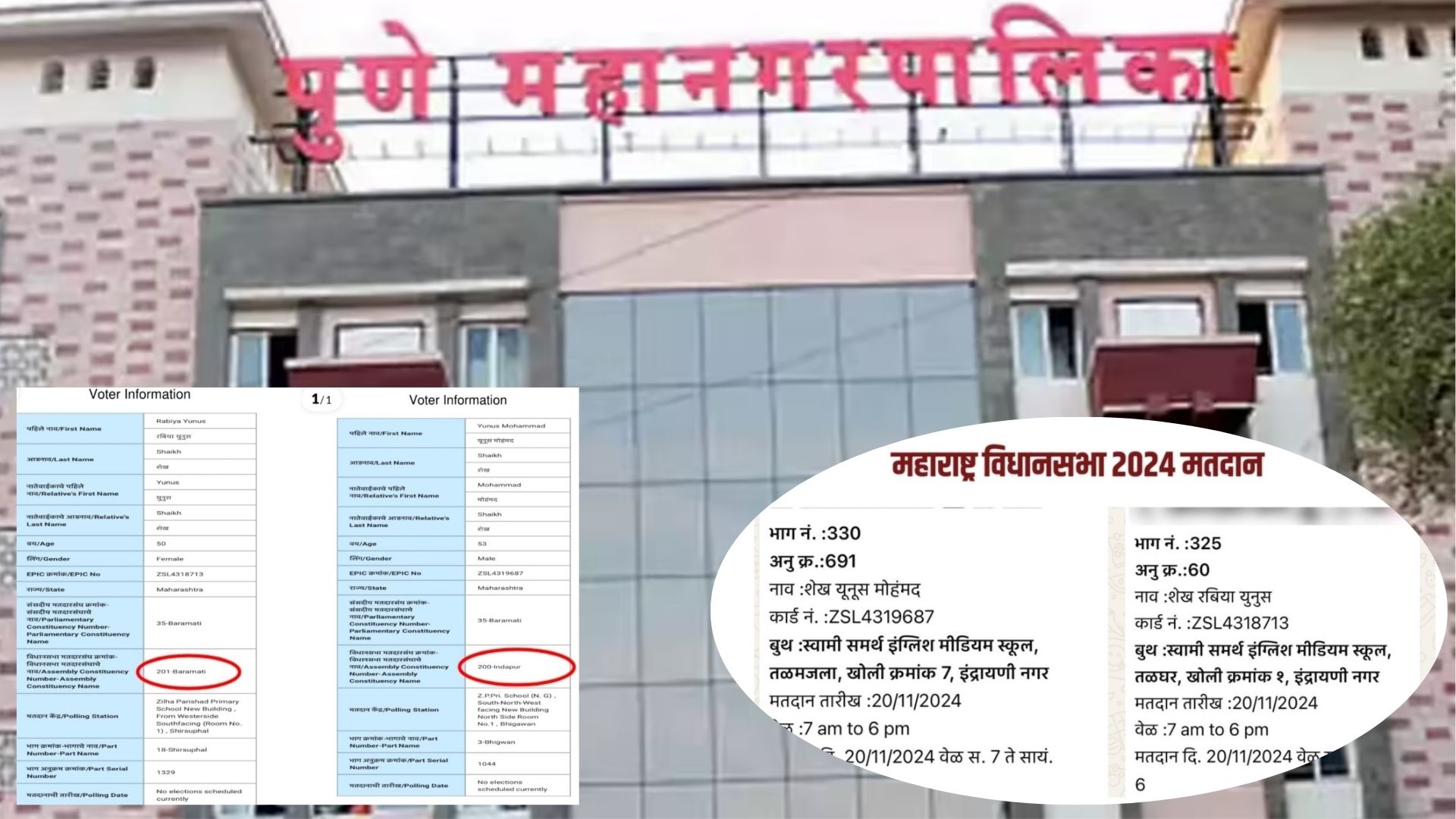 विधानसभेला भोसरीत, आता इंदापूरच्या यादीत नाव; इच्छुक पती-पत्नीचे नाव गेले दुसरीकडे