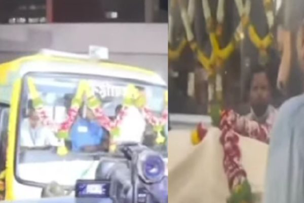 Ajit Pawar: अजित पवार यांचे पार्थिव विद्या प्रतिष्ठानकडे रवाना; शववाहिनीच्या चहूबाजूने कार्यकर्ते, चाहत्यांचा प्रचंड आक्रोश