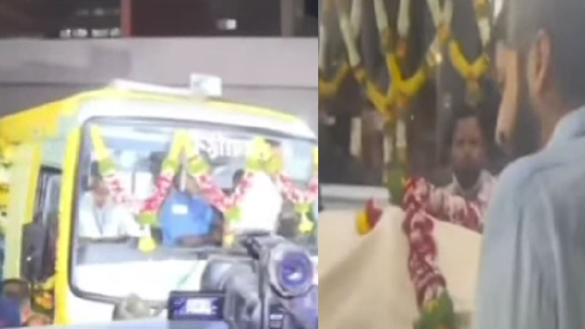 Ajit Pawar: अजित पवार यांचे पार्थिव विद्या प्रतिष्ठानकडे रवाना; शववाहिनीच्या चहूबाजूने कार्यकर्ते, चाहत्यांचा प्रचंड आक्रोश