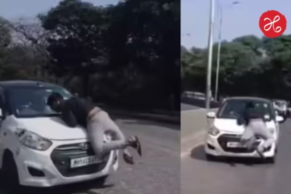 Pune Crime : गाडी घासली अन् महिला संतापली, कारसमोर असलेल्या तरुणाला 2 किमी फरफटत नेलं; संगमवाडीतील घटनेचा व्हिडिओ व्हायरल