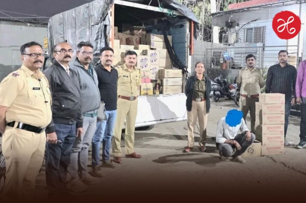 Pune Crime: पुणे पोलिसांची मोठी कारवाई! मतदानाच्या पूर्वसंध्येला 16 लाखांची ‘विदेशी’ दारू जप्त
