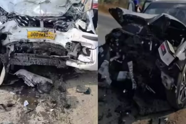 Nashik Accident: दर्शन घेऊन परतताना काळाचा घाला! नाशिकमध्ये दोन कारच्या भीषण धडकेत चौघांचा जागीच अंत