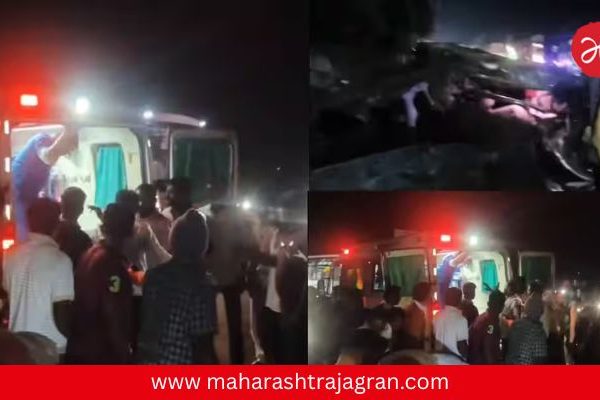 Solapur Accident News : पांडुरंगाचे दर्शन ठरलं अखेरचं! देवदर्शनाहून परतताना भीषण अपघात, चौघांचा मृत्यू, सोलापुरातील घटना