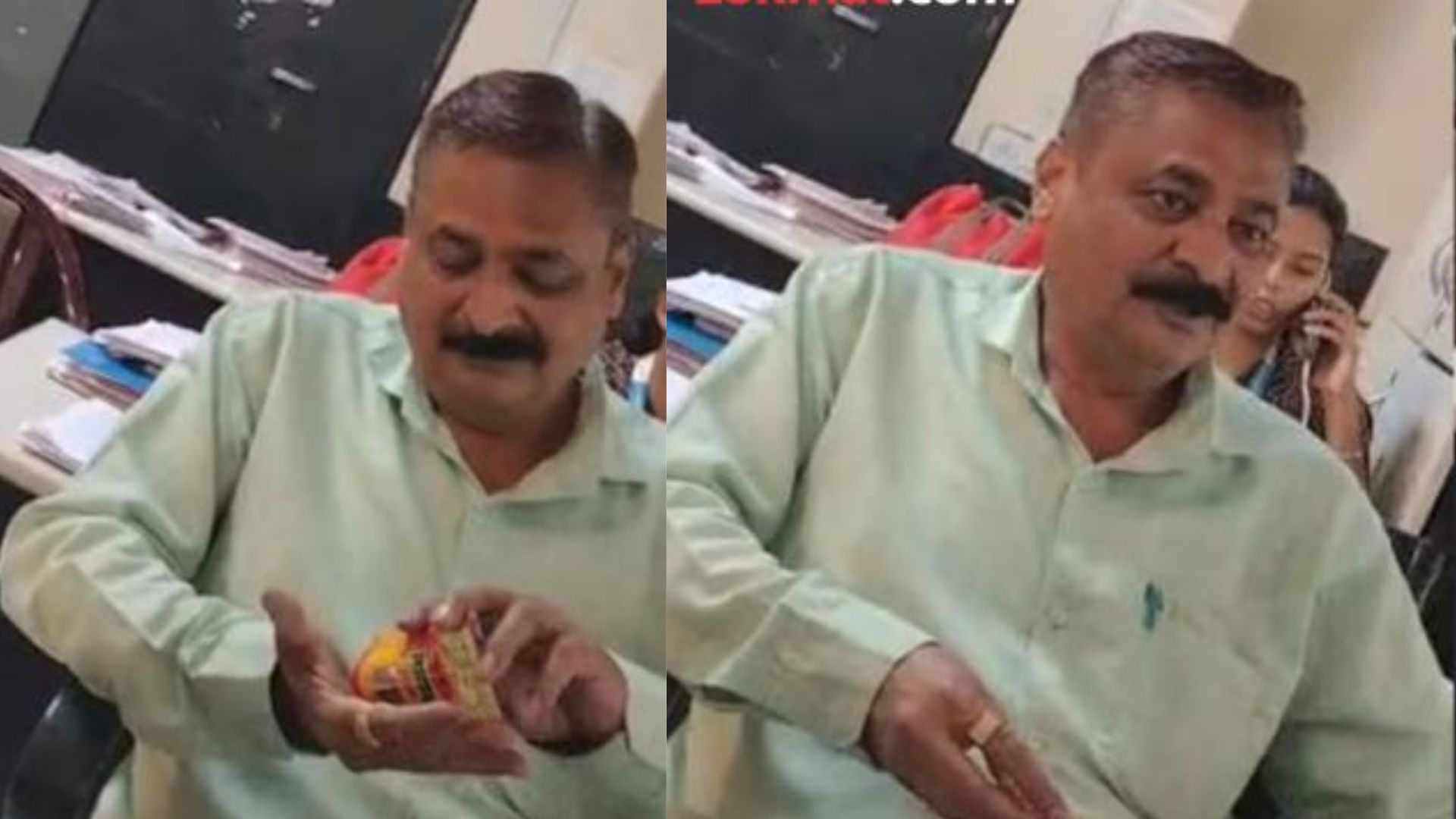 ‘मी कोणाला घाबरत नाही’, गुटखा खात बेताल बडबड; इंदापूरातील मुख्यालय सहाय्यक अधिकारी निलंबित