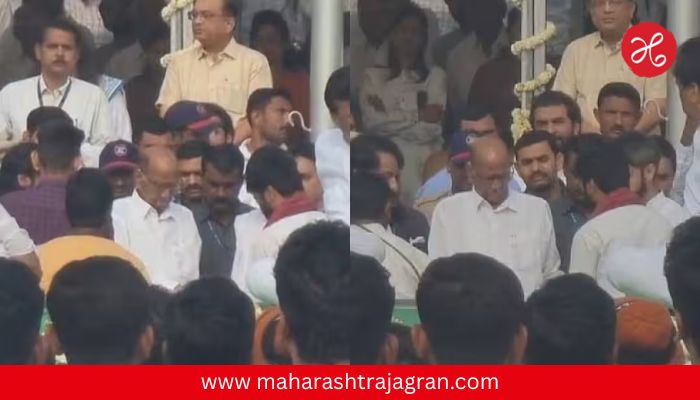 Sharad Pawar : शरद पवारांनी घेतलं अजित पवारांच्या अस्थींचं दर्शन; विद्या प्रतिष्ठान परिसरात आजही गर्दी