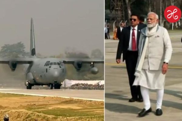 PM Modi Plane Emergency Landing: पंतप्रधान मोदींचं विमान चक्क रस्त्यावर उतरलं, नेमकं काय घडलं?