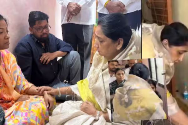 DCM Sunetra Pawar: ‘कोणत्याही अडचणीत मी तुमच्या सोबत’; सुनेत्रा पवार यांची विदिप जाधव कुटुंबियांना सांत्वनपर भेट
