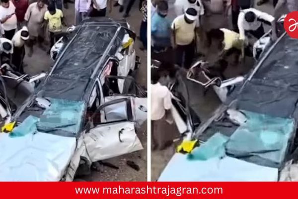 Accident News : मेसेज आला अन् काळजाचा ठोका चुकला; मोबाईलच्या ‘कार क्रॅश’ अलर्टने उघड झाला थरार, लेह ट्रिपवर गेलेल्या तिघांचा अपघातात मृत्यू