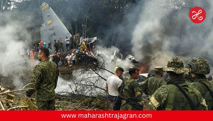 Plane Crash : विमानाचा भीषण अपघात; १२५ सैनिकांपैकी ६६ जणांचा मृत्यू, बचावकार्य सुरू