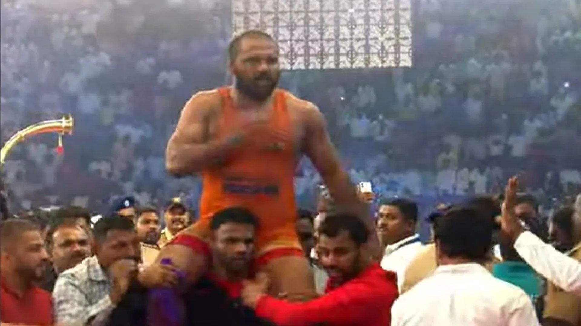 Mahrashtra Kesari 2026: हर्षवर्धन सदगीर डब्बल महाराष्ट्र केसरी ! नाशिकच्या पठ्ठ्याने पटकाविली मानाची गदा