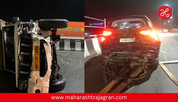 Pune Accident News : पुण्यात दरी पुलावर विचित्र अपघात; अनेक गाड्या एकमेकांना धडकल्या, मोठं नुकसान