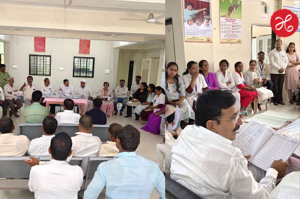 Indapur News: ‘आरोग्याशी तडजोड नाहीच!’ श्रीमंत ढोले यांनी आरोग्य केंद्रात घेतली ‘झाडाझडती’