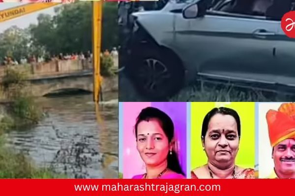 सोलापुरात हृदयद्रावक अपघात! कालव्यात कार कोसळली; मुलीसह आई-वडिलांचा मृत्यू, जावई बचावला