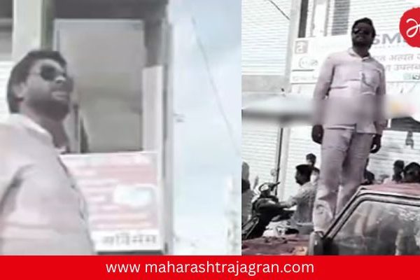 बुलढाण्यात वाद पेटला! बापानंतर मुलाचा कारनामा; कारच्या बोनेटवर उभं राहून विरोधकांना शिवीगाळ