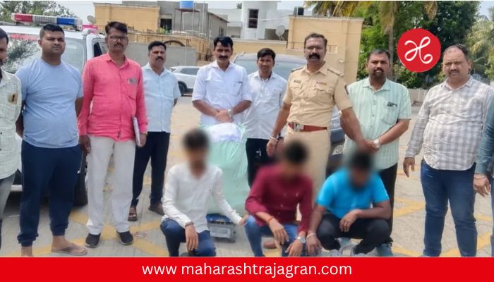 पुणे ग्रामीण पोलिसांची मोठी कारवाई; ३ कोटींचा गांजा जप्त, सात आरोपी जेरबंद