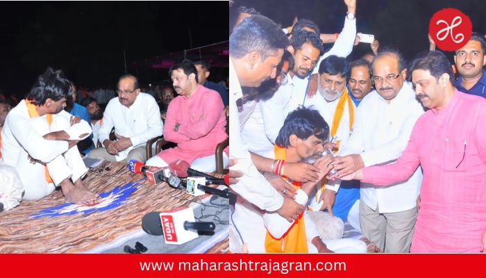 अखेर मनोज जरांगेंचं उपोषण स्थगित; सरकारला मंगळवारपर्यंतची मुदत