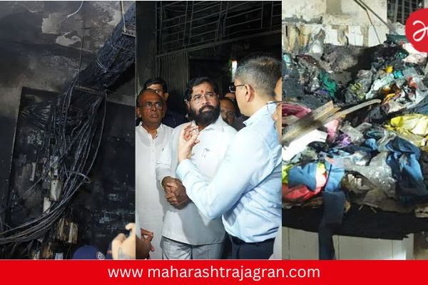 Eknath Shinde : ठाण्यातील भीषण आगीत दोन जणांचा मृत्यू; एकनाथ शिंदेंकडून प्रत्येकी १० लाखांची मदत जाहीर
