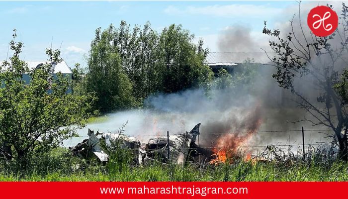 Plane Crash : भीषण दुर्घटना..! उड्डाणानंतर काही क्षणांतच विमान कोसळलं; १२ जणांचा मृत्यू
