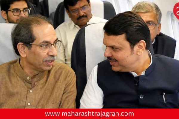 देवेंद्र फडणवीस, उद्धव ठाकरे आणि संजय राऊत एकाच विमानाने नागपूरला; राजकीय वर्तुळात चर्चांना उधाण